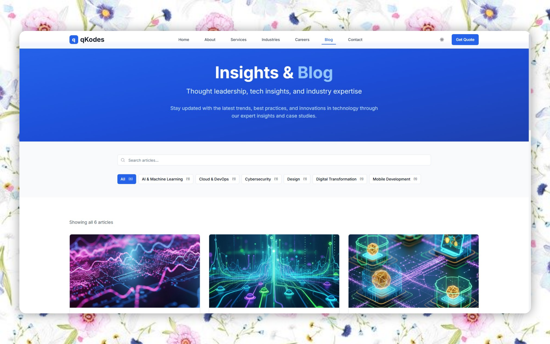 qKodes Services Section