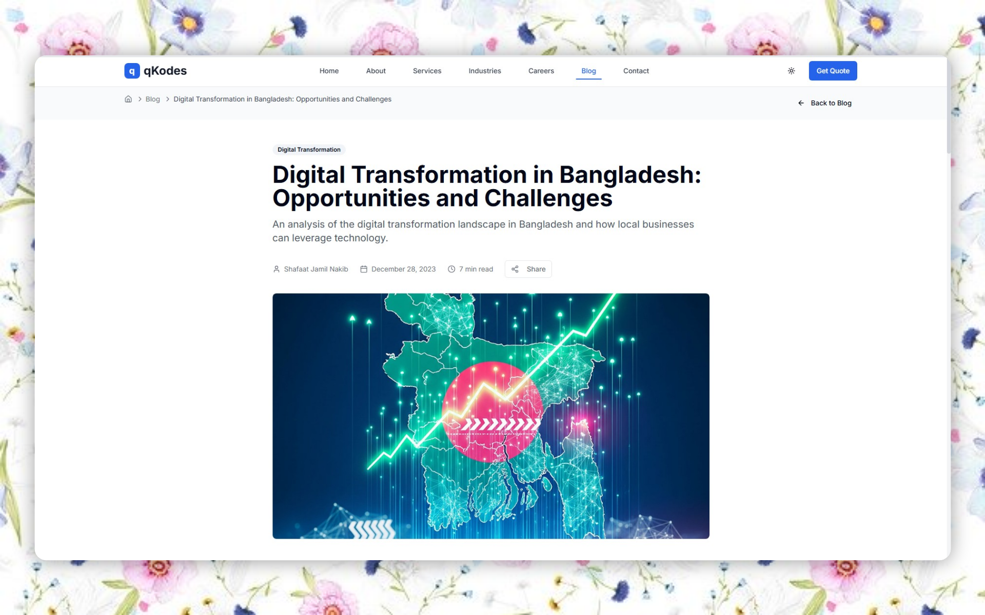 qKodes About Us Section