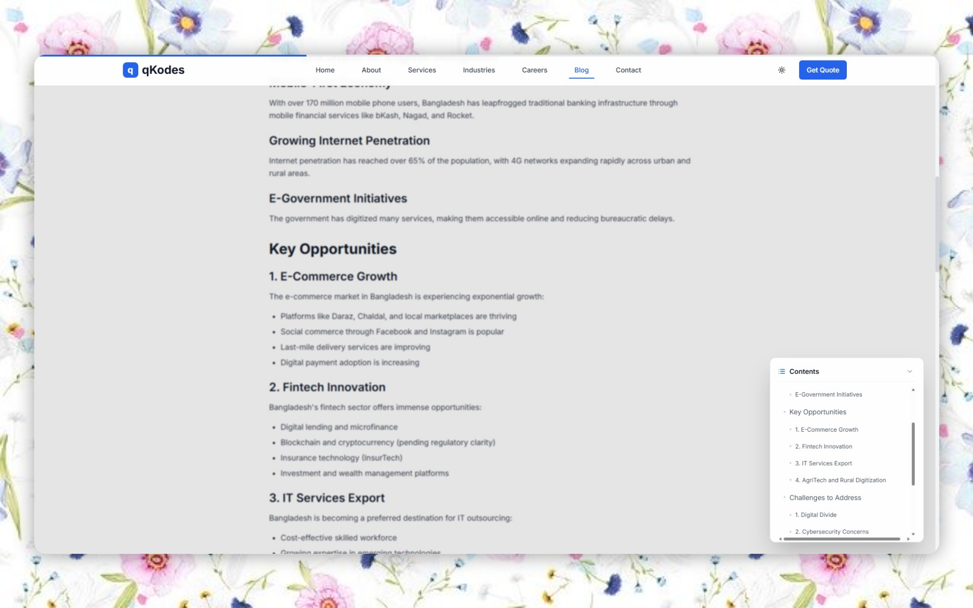 qKodes Technology Stack